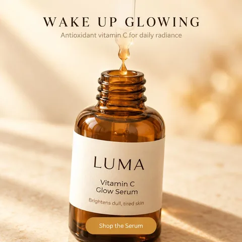 Ad made in AdMakeAI for a test vitamin C serum