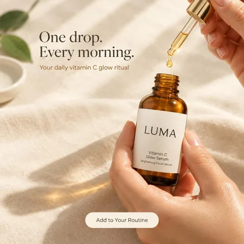 Ad made in AdMakeAI for a test vitamin C serum