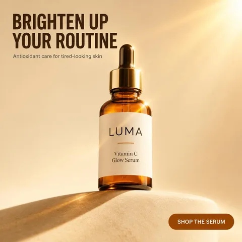 Ad made in AdMakeAI for a test vitamin C serum