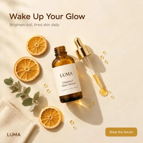Ad made in AdMakeAI for a test vitamin C serum