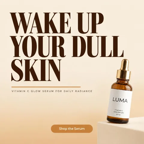 Ad made in AdMakeAI for a test vitamin C serum