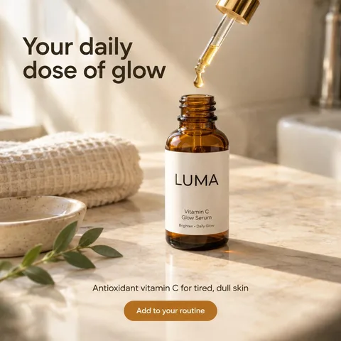 Ad made in AdMakeAI for a test vitamin C serum